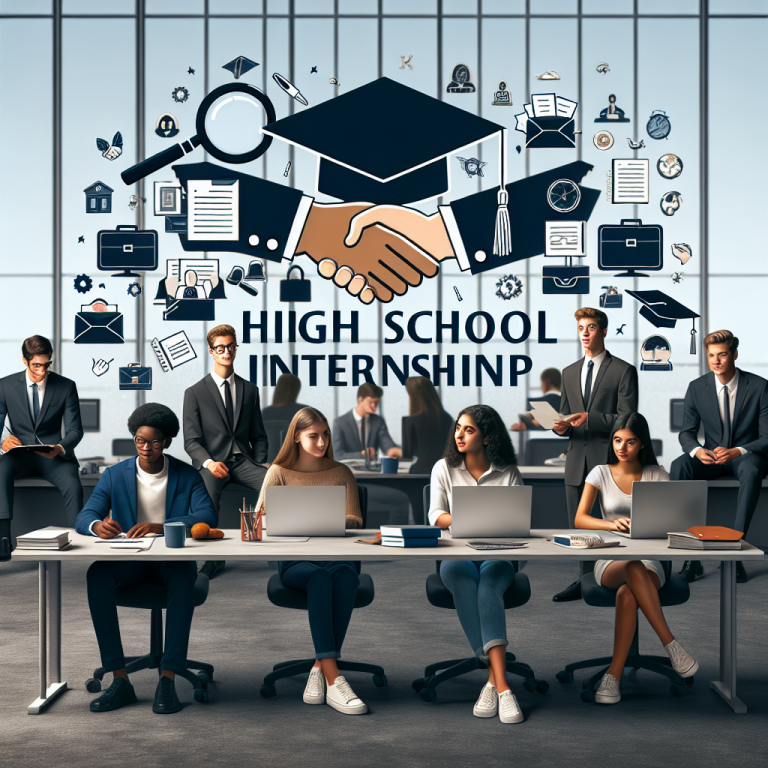 Finding and Securing High School Internships: Gaining Valuable Work Experience Before College